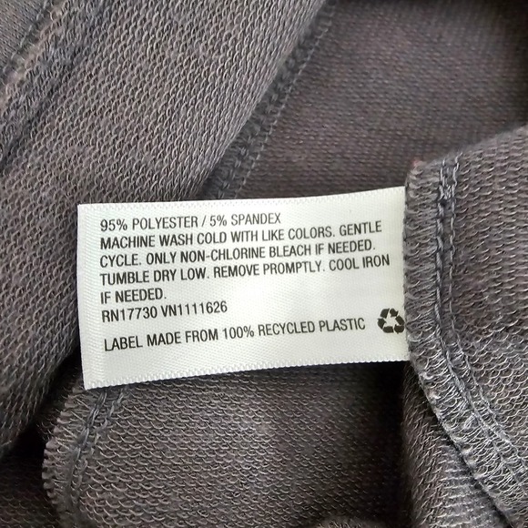 Isabel Maternity Tank Top Womens Medium Gray Sleeveless Crossover Blouse Soft - Picture 10 of 10